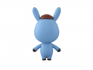 Character044 Donkey 3D मॉडल