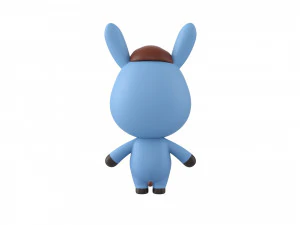 Character044 Donkey 3D Model
