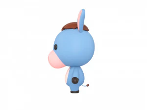 Character044 Donkey 3D Model
