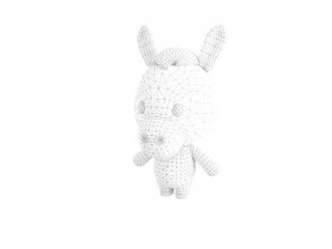 Character044 Donkey 3D Model