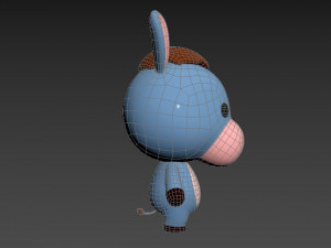 Character044 Donkey 3D मॉडल