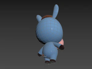 Character044 Donkey 3D Model