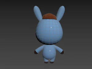 Character044 Donkey 3D Model