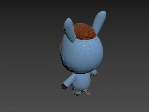 Character044 Donkey 3D Model