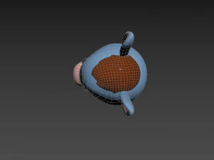 Character044 Donkey 3D Model