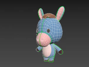 Character044 Donkey 3D Model