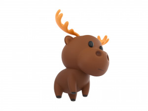 Character045 Moose Model 3D