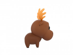 Character045 Moose Model 3D
