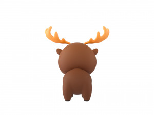 Character045 Moose Model 3D