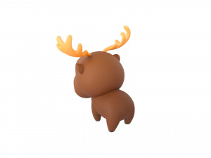 Character045 Moose Model 3D