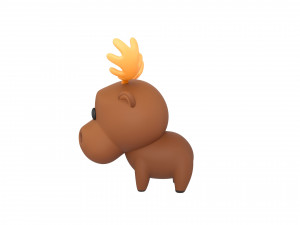 Character045 Moose Model 3D