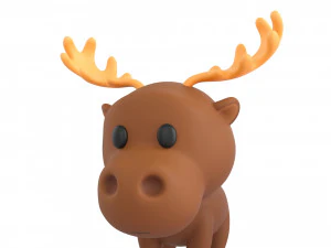 Character045 Moose 3D Model