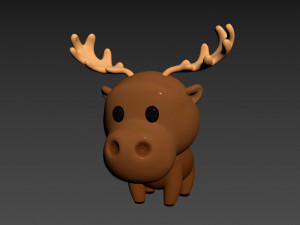 Character045 Moose Model 3D