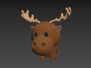Character045 Moose Model 3D
