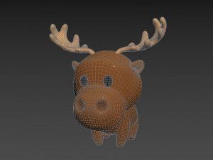 Character045 Moose Model 3D