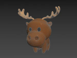 Character045 Moose 3D Model