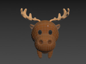 Character045 Moose Model 3D