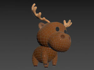 Character045 Moose 3D Model