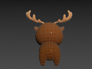 Character045 Moose Model 3D