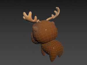 Character045 Moose Model 3D