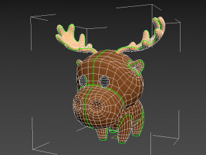 Character045 Moose Model 3D