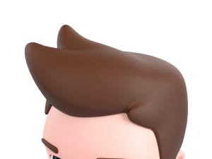 Character046 Rigged CartoonMan 3D Модель