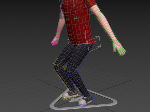 Character046 Rigged CartoonMan 3D Модель