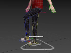 Character046 Rigged CartoonMan 3D Model