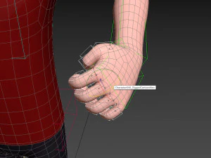 Character046 Rigged CartoonMan 3D Model