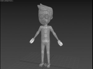 Character046 Rigged CartoonMan 3D Модель