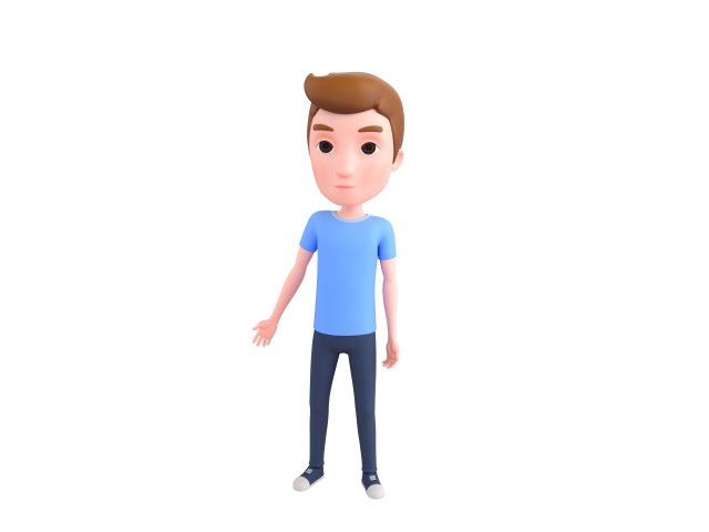 Character047 Rigged Cartoon Man 3D मॉडल .c4d .max .obj .3ds .fbx .stl .blend 