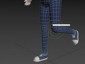 Character047 Rigged Cartoon Man 3D Model