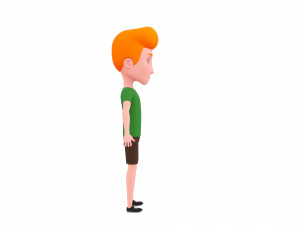 Character048 Cartoon Man Model 3D