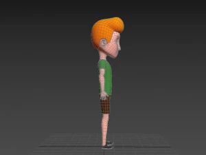 Character048 Cartoon Man 3D Model