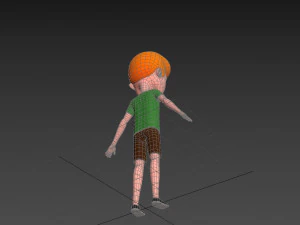 Character048 Cartoon Man 3D Model