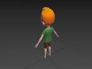 Character048 Cartoon Man 3D Model
