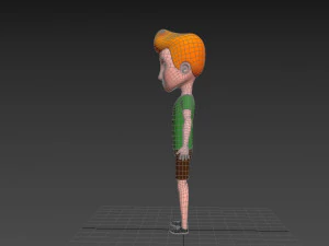Character048 Cartoon Man 3D Model