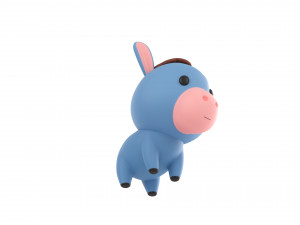 Character049 Donkey 3Dモデル