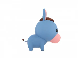 Character049 Donkey 3D Model
