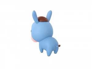 Character049 Donkey 3D Model