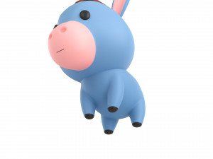 Character049 Donkey 3Dモデル