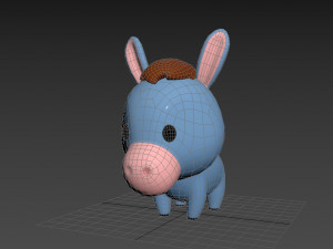 Character049 Donkey 3Dモデル