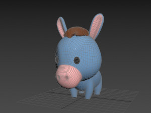 Character049 Donkey 3Dモデル