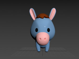 Character049 Donkey 3Dモデル