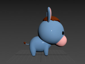 Character049 Donkey 3Dモデル