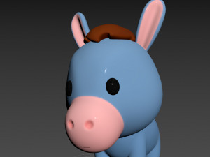 Character049 Donkey 3Dモデル