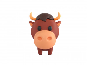 Character050 Bull Model 3D