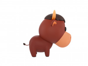 Character050 Bull Model 3D