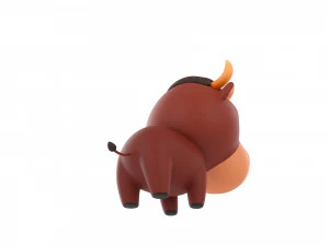 Carattere050Toro Modello 3D