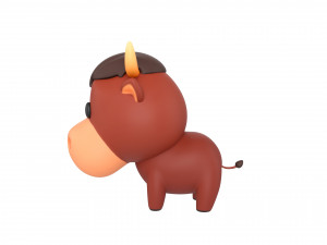 Character050 Bull Model 3D